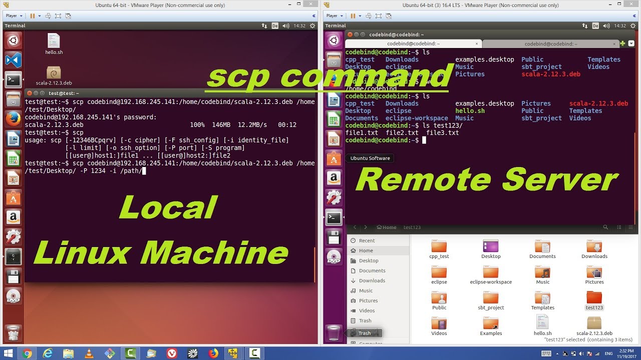 Copy or Download a File using SCP Remote to Local